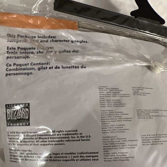 Overwatch Tracer Halloween Costume Boy Child Medium 7-8, Jumpsuit, Vest, Goggle - Picture 11 of 16